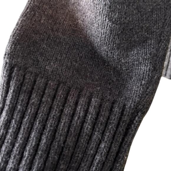 Banana Republic Men’s Zip-Up Sweater Gray Collar Knit Cardigan Winter Wear - Picture 3 of 8